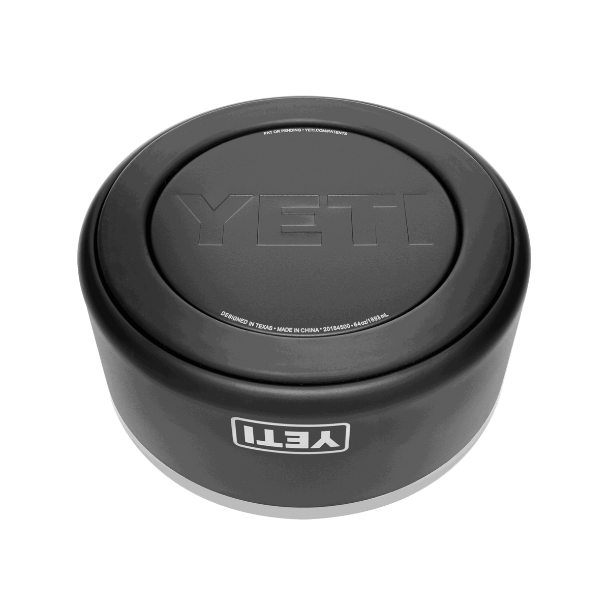 YETI BOOMER DOG BOWL LARGE BLACK - - Watergate Bay Surf Company.