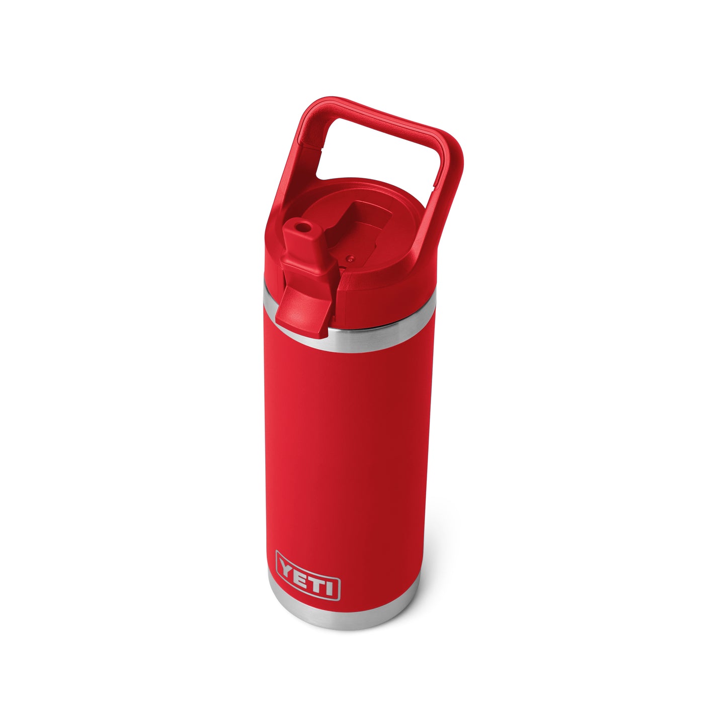 YETI RAMBLER STRAW BOTTLE 18oz RESCUE RED - - Watergate Bay Surf Company.