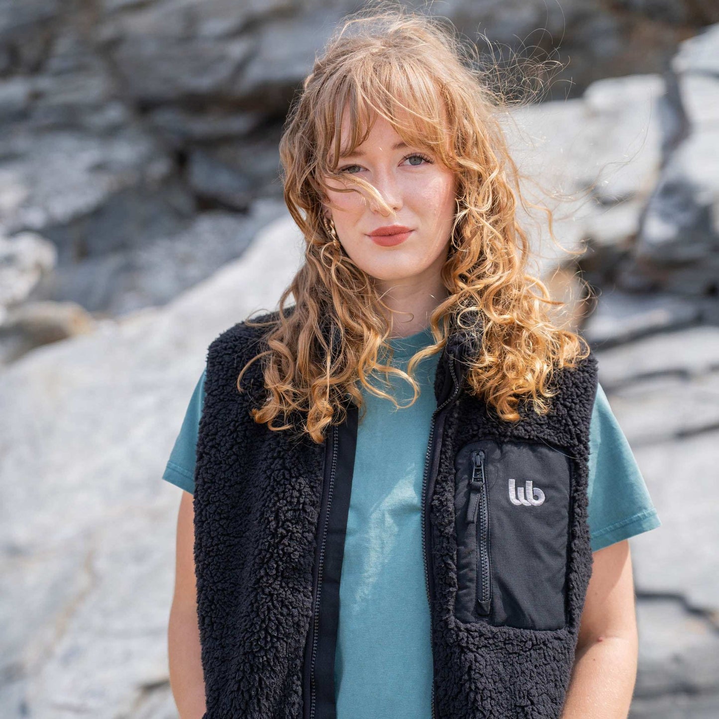 SHERPA FLEECE GILET | BLACK