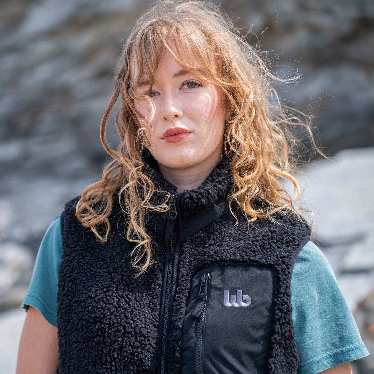 SHERPA FLEECE GILET | BLACK
