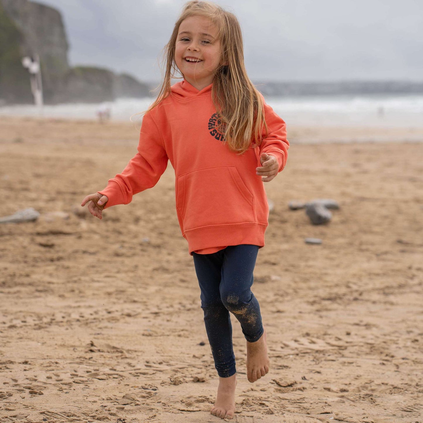 RETRO | KIDS HOODY - FIESTA ORANGE