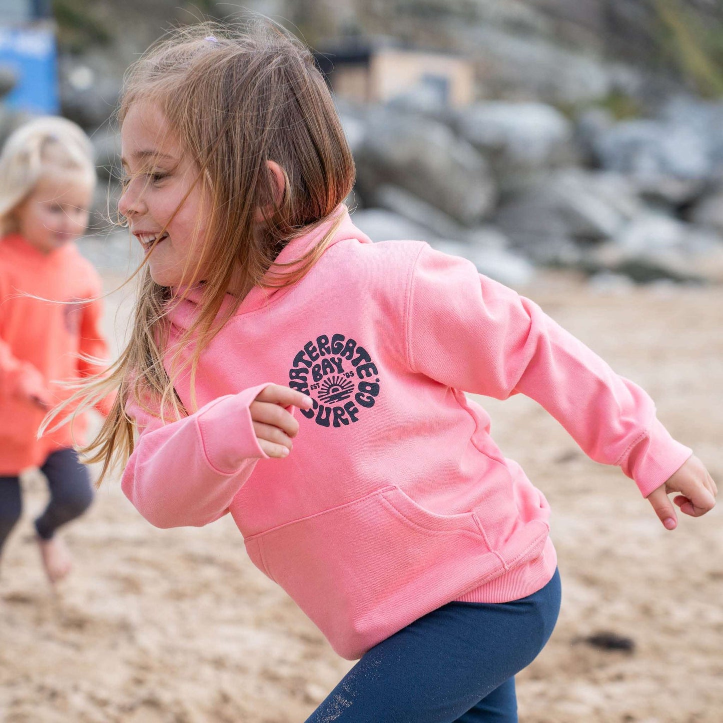 RETRO | KIDS HOODY - PINK JOY