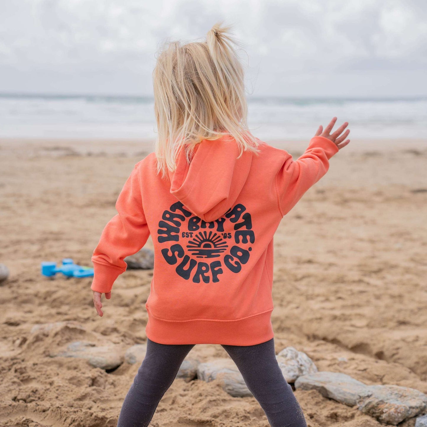 RETRO | KIDS HOODY - FIESTA ORANGE