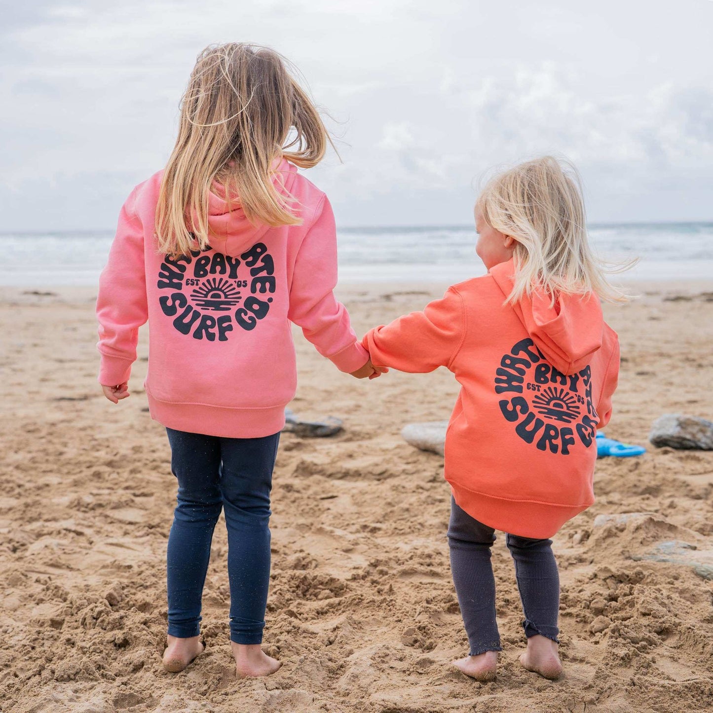 RETRO | KIDS HOODY - PINK JOY