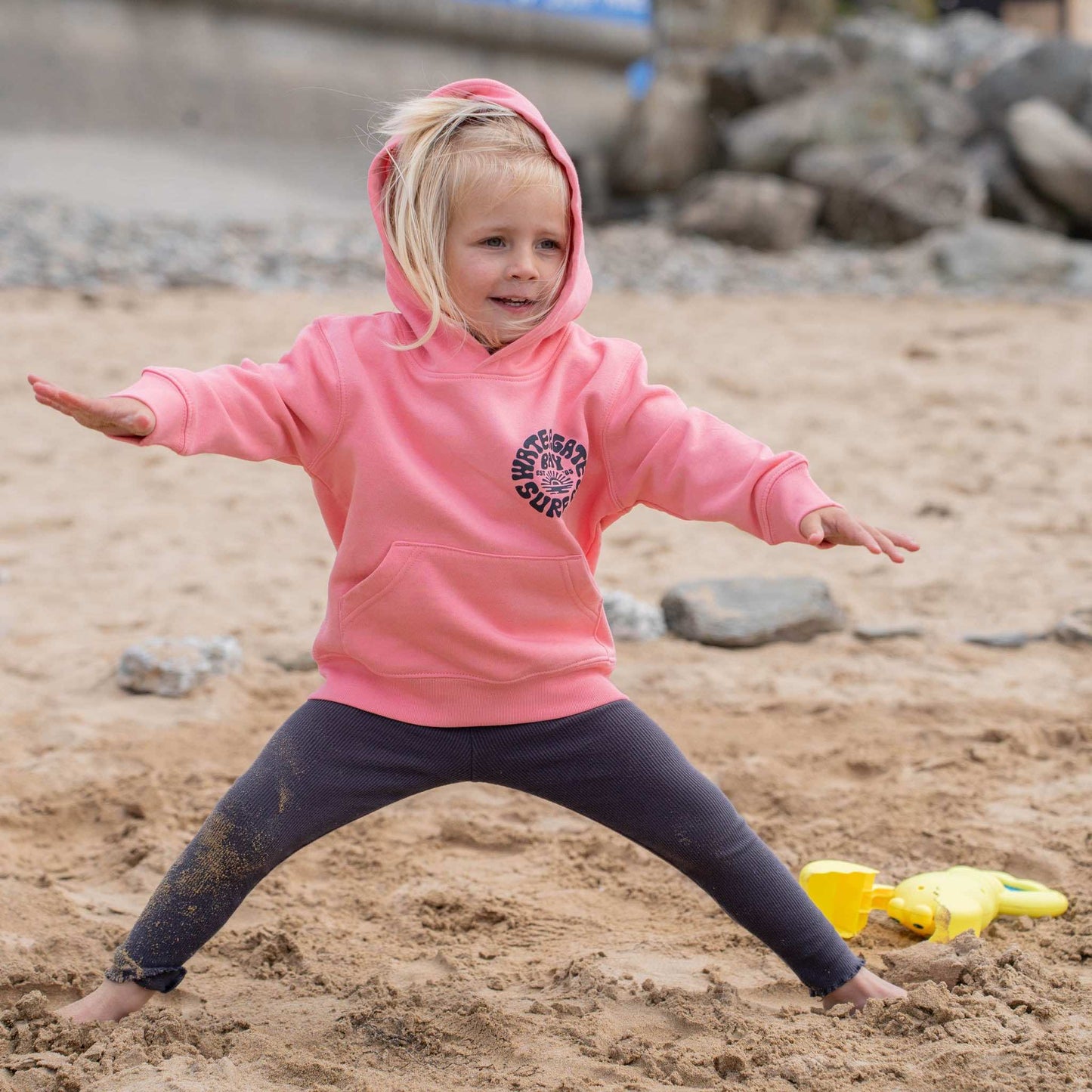 RETRO | KIDS HOODY - PINK JOY