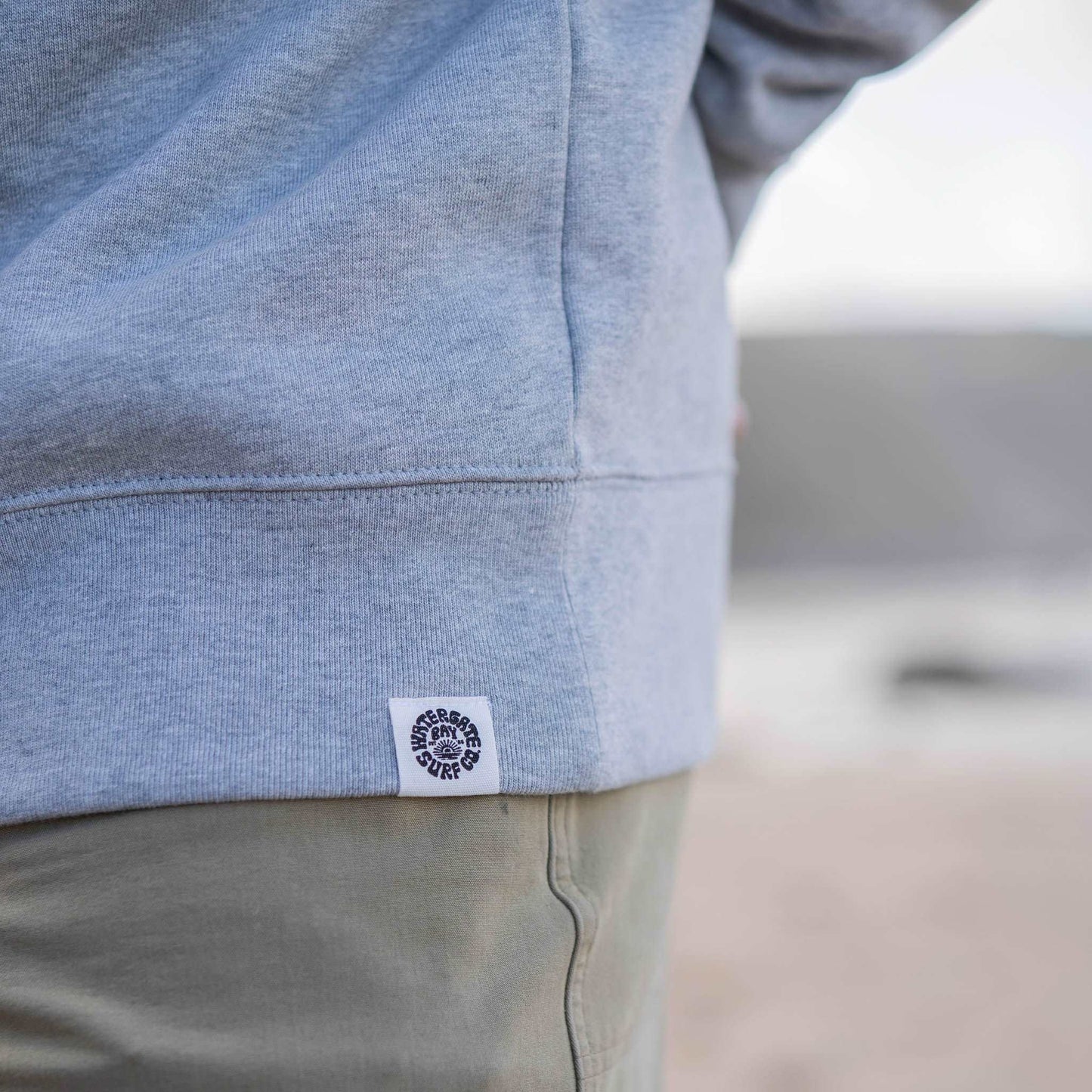 DIAMOND | SWEATSHIRT - HEATHER GREY - - Watergate Bay Surf Company.