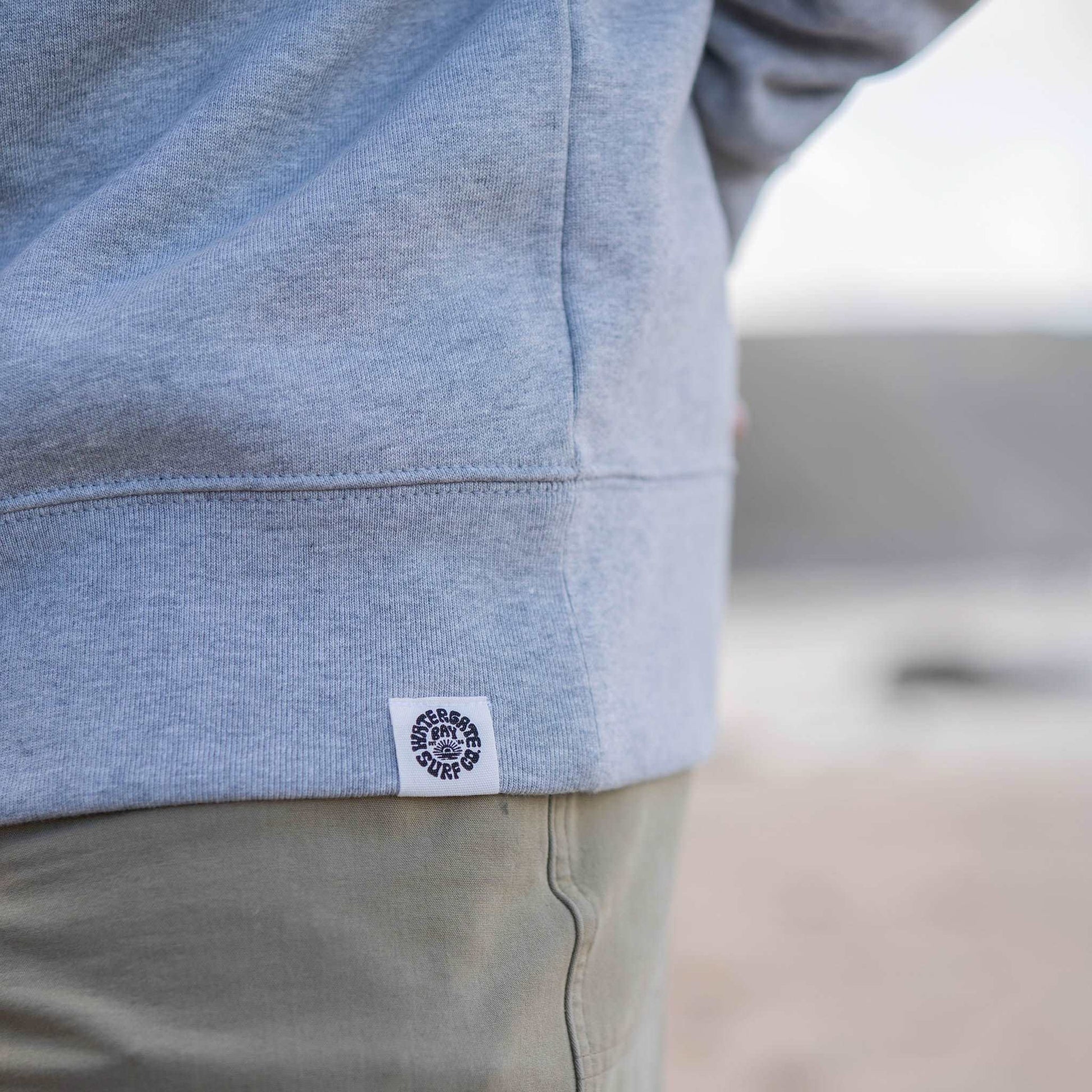 DIAMOND | SWEATSHIRT - HEATHER GREY -  - Watergate Bay Surf Company.