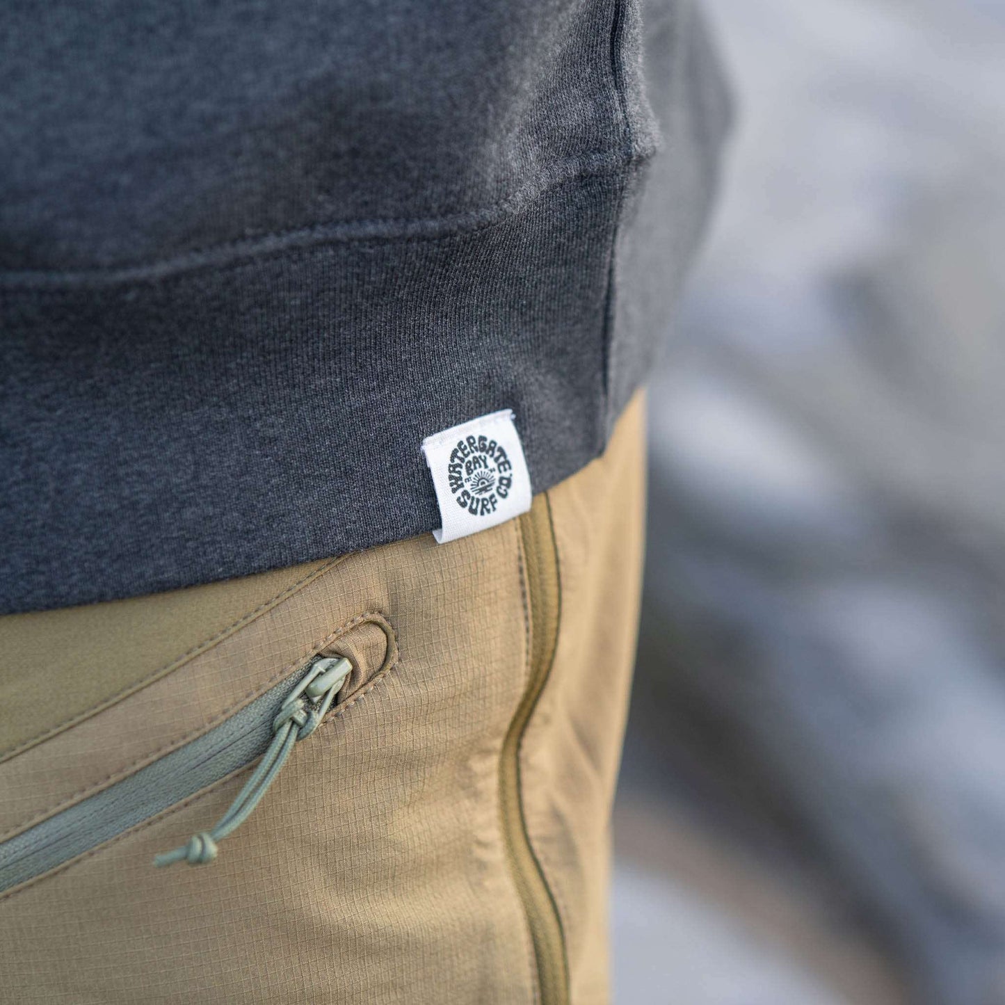 DIAMOND | SWEATSHIRT - DARK HEATHER - - Watergate Bay Surf Company.