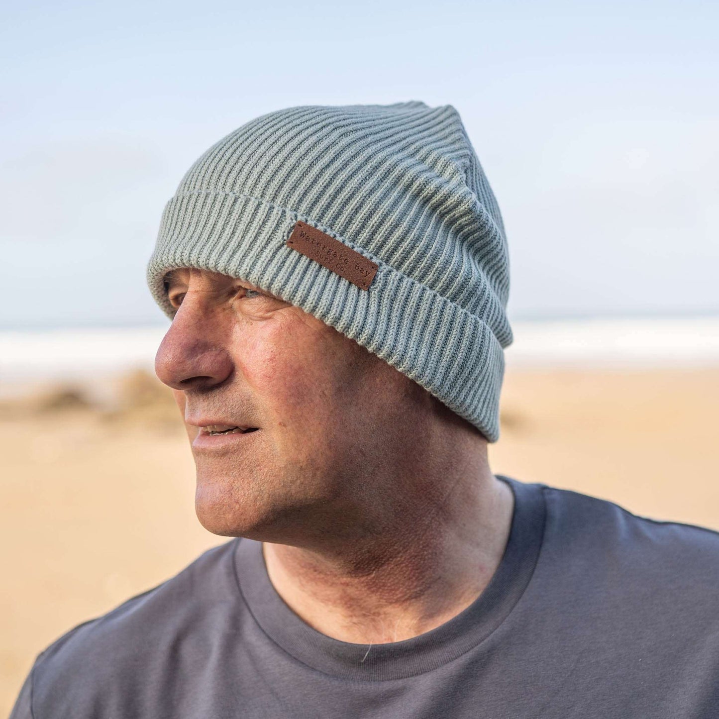 TEXT | FISHERMANS BEANIE - ALOE - - Watergate Bay Surf Company.