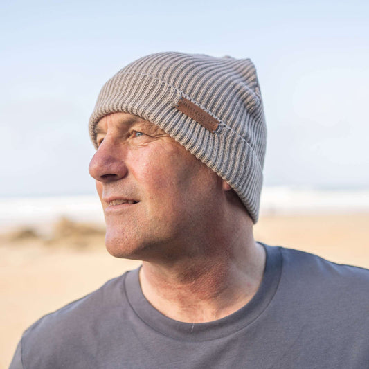 TEXT | FISHERMANS BEANIE - SAND -  - Watergate Bay Surf Company.
