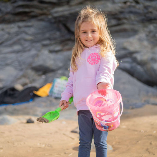 RETRO | KIDS HOODIE - COTTON PINK -  - Watergate Bay Surf Company.