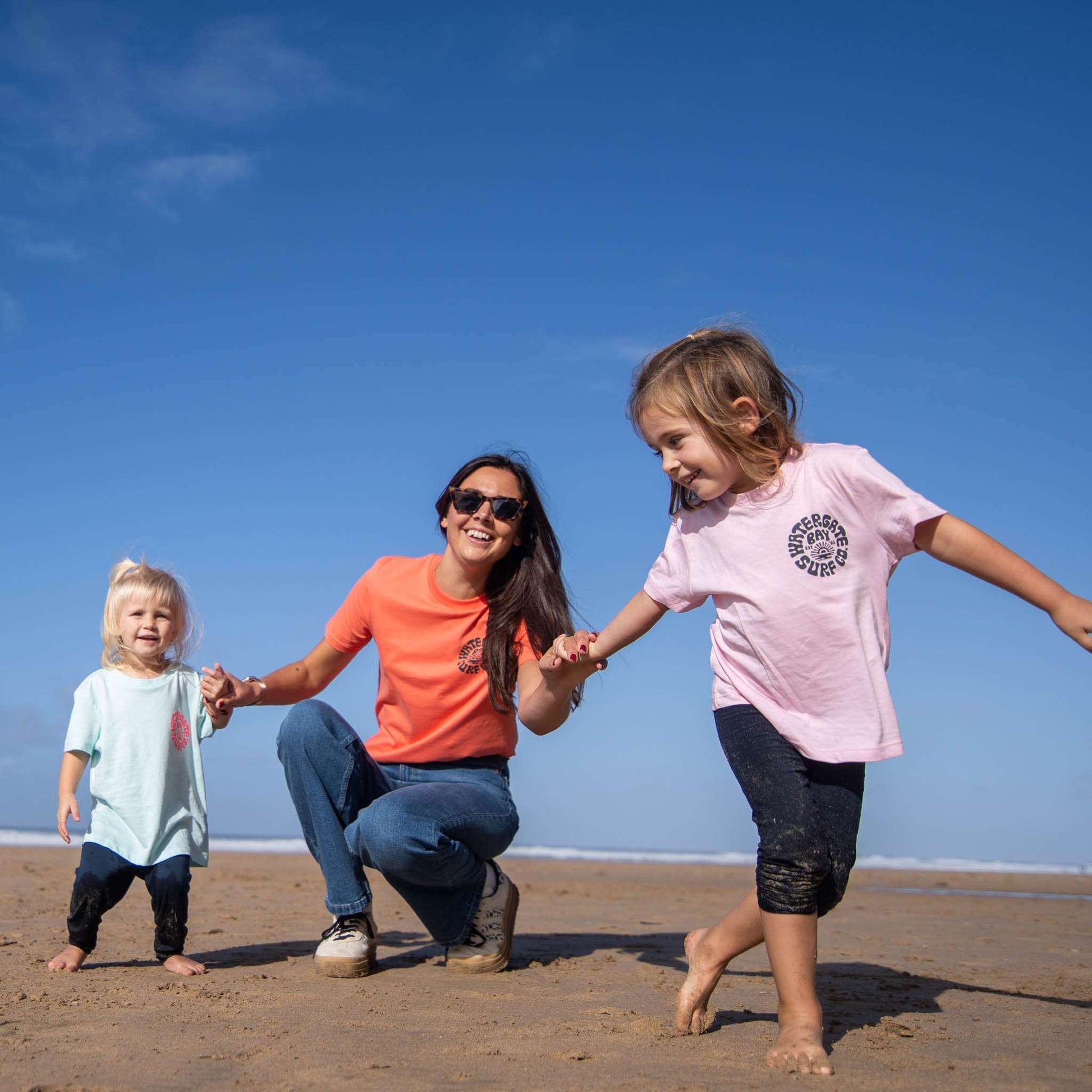 RETRO | KIDS T-SHIRT - CARIBEAN BLUE -  - Watergate Bay Surf Company.