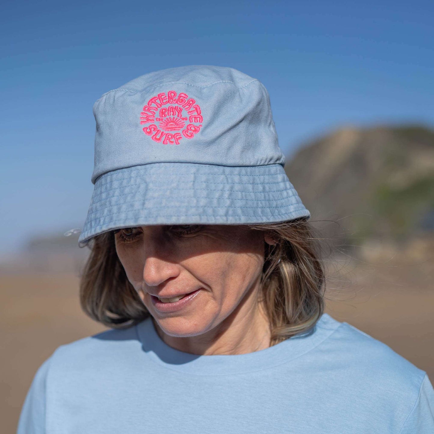 RETRO | BUCKET HAT - AQUAMARINE - - Watergate Bay Surf Company.