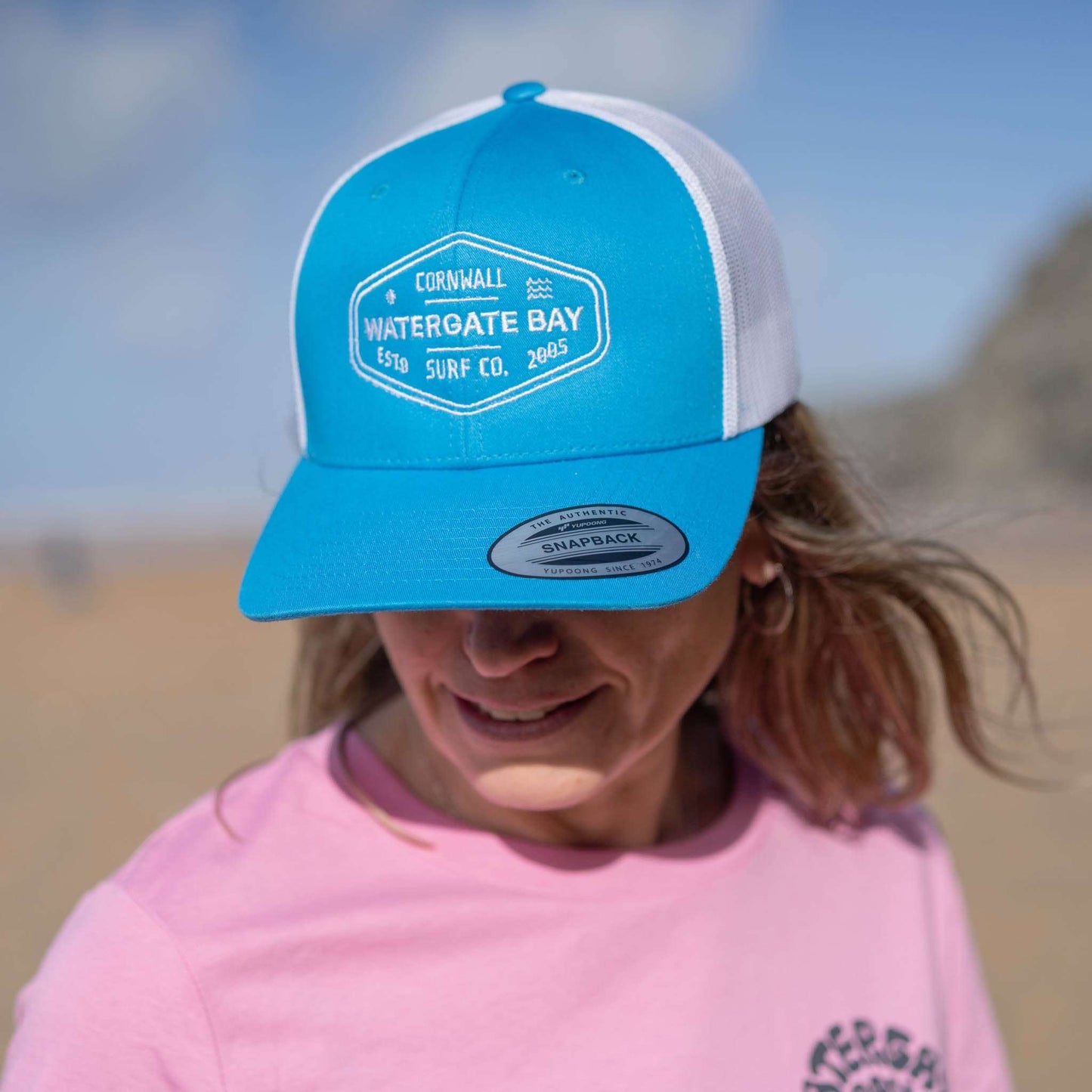 DIAMOND | TRUCKER CAP - TURQUOISE - - Watergate Bay Surf Company.