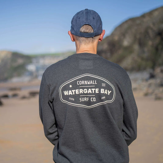 DIAMOND | SWEATSHIRT - DARK HEATHER -  - Watergate Bay Surf Company.
