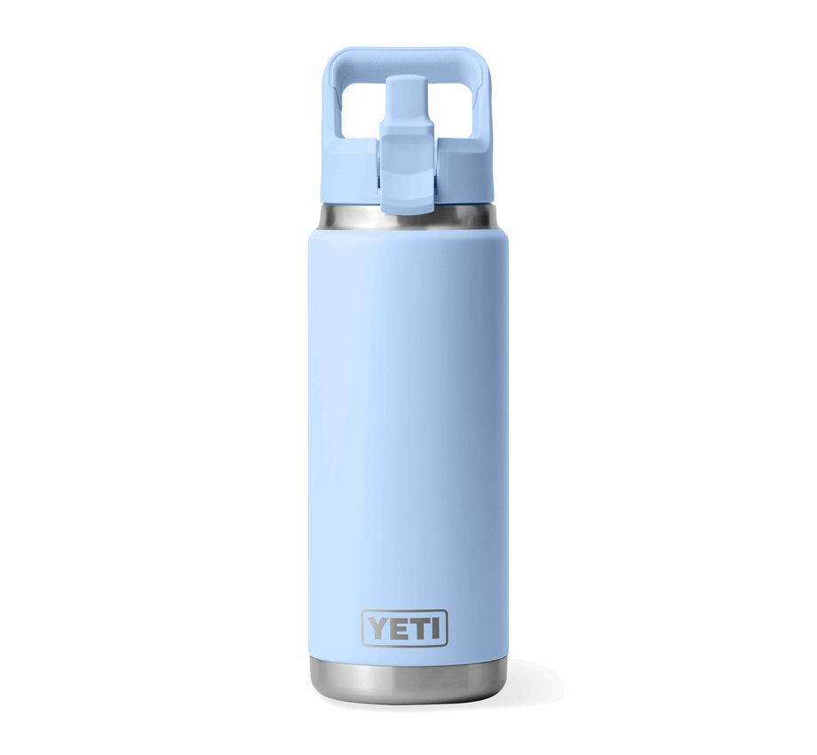 YETI RAMBLER STRAW BOTTLE 26oz BIG SKY BLUE