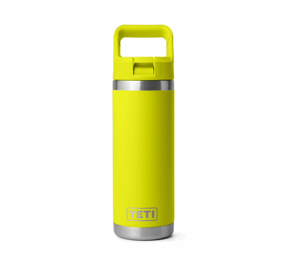 YETI RAMBLER STRAW BOTTLE 18oz FIREFLY YELLOW