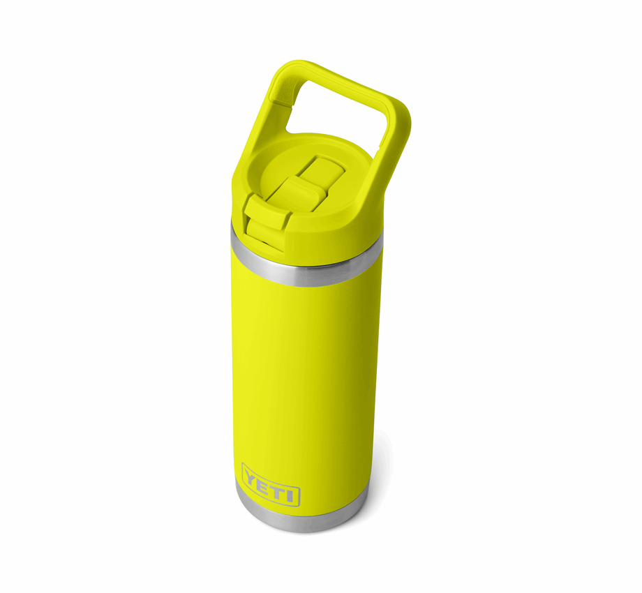 YETI RAMBLER STRAW BOTTLE 18oz FIREFLY YELLOW