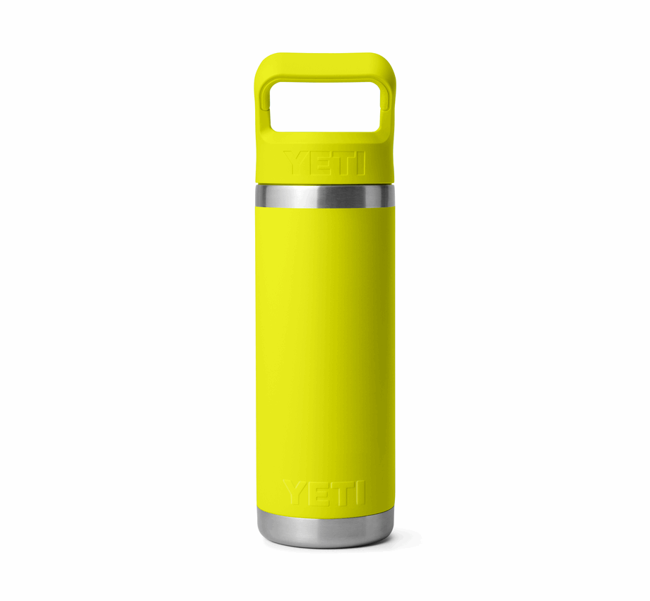 YETI RAMBLER STRAW BOTTLE 18oz FIREFLY YELLOW