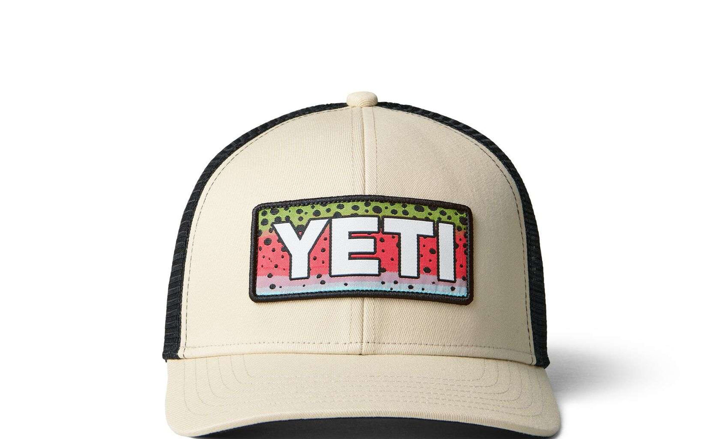 YETI HAT TROUT LOGO CREAM - - Watergate Bay Surf Company.