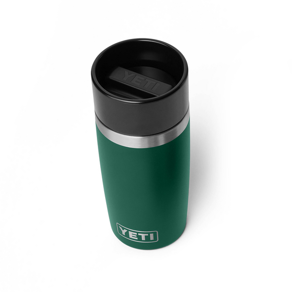 YETI RAMBLER TRAVEL BOTTLE 12OZ BLACK FOREST GREEN