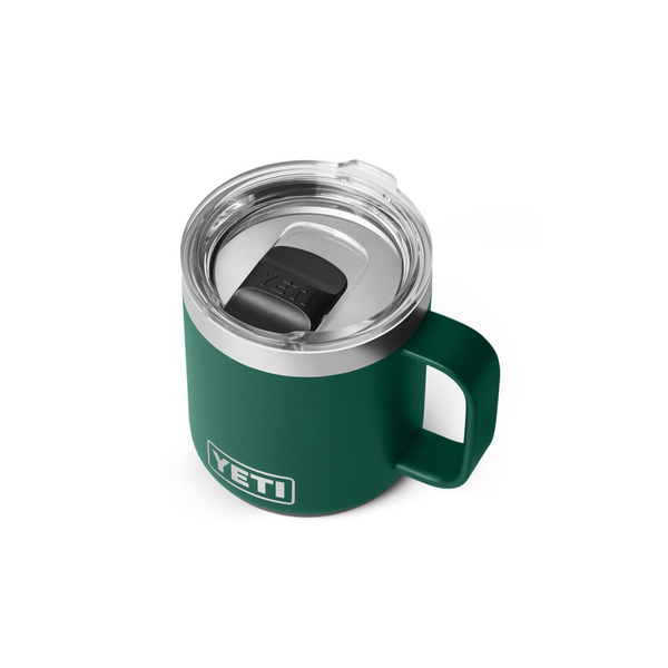 YETI RAMBLER MUG CL 10oz BLACK FOREST GREEN