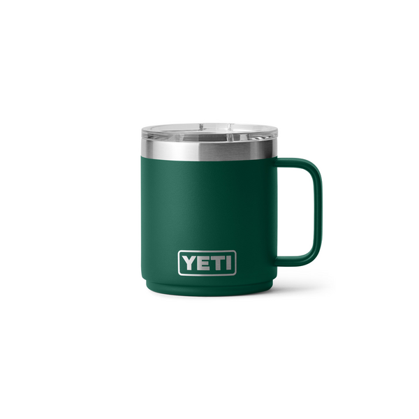 YETI RAMBLER MUG CL 10oz BLACK FOREST GREEN