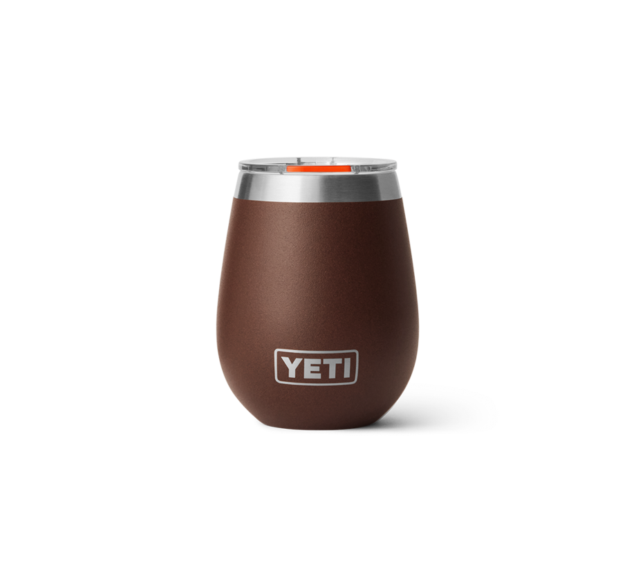 YETI RAMBLER WINE TUMBLER MS 10oz WETLANDS BROWN - - Watergate Bay Surf Company.
