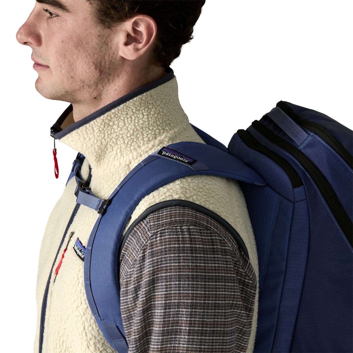 PATAGONIA MEN'S RETRO PILE VEST PELICAN/SMOULDER