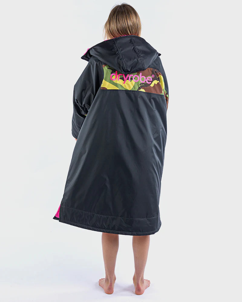DRYROBE ADVANCED REMIX CAMO/PINK/BLACK 10Y-13Y