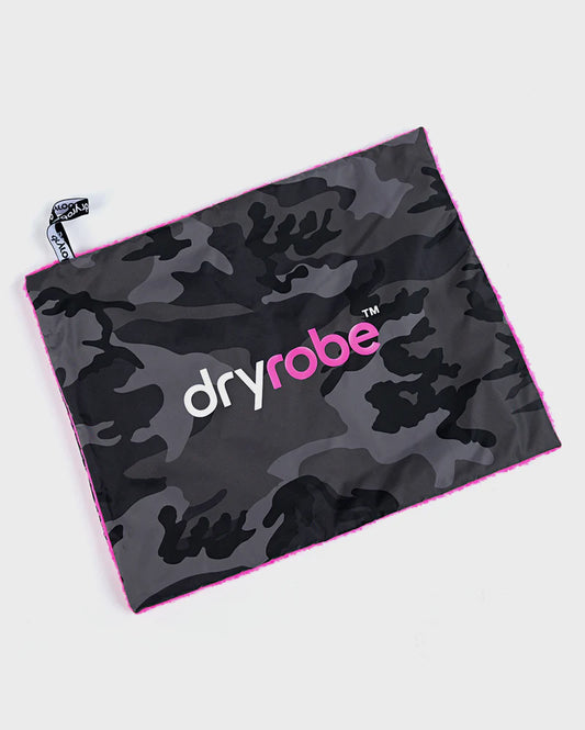 DRYROBE CUSHION COVER BLACKCAMO/PINK