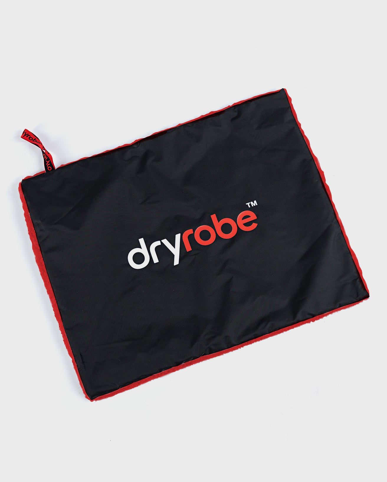 DRYROBE CUSHION COVER BLACK/RED