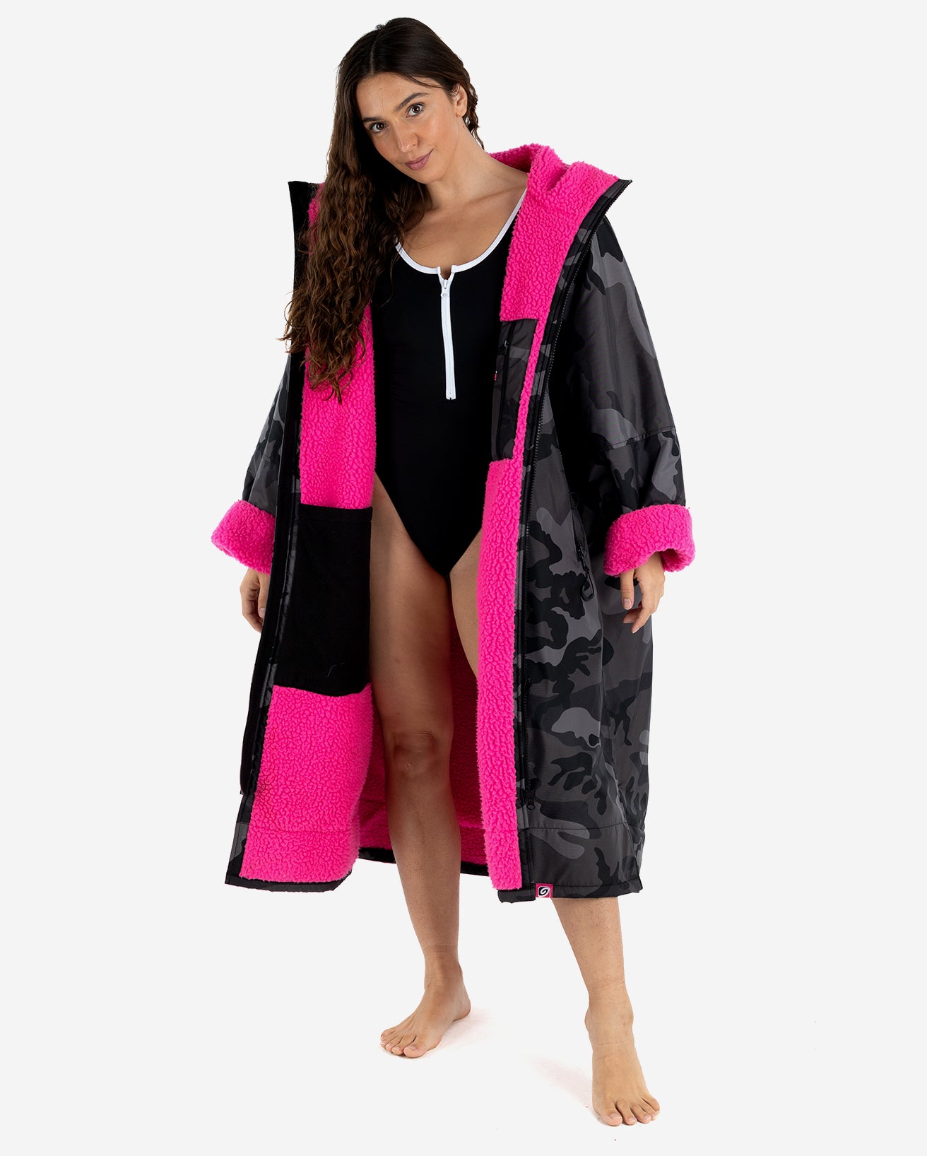 DRYROBE ADVANCED BLACK-CAMO/PINK