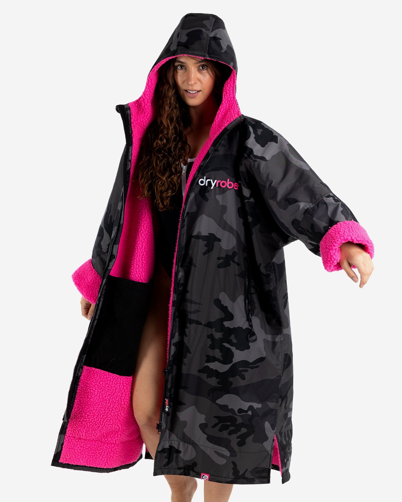 DRYROBE ADVANCED BLACK-CAMO/PINK
