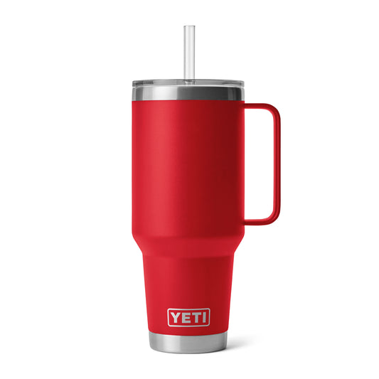YETI RAMBLER STRAW MUG 42oz RESCUE RED -  - Watergate Bay Surf Company.