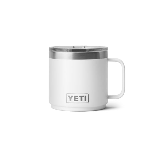 YETI RAMBLER MUG MS 2.0 14oz WHITE -  - Watergate Bay Surf Company.