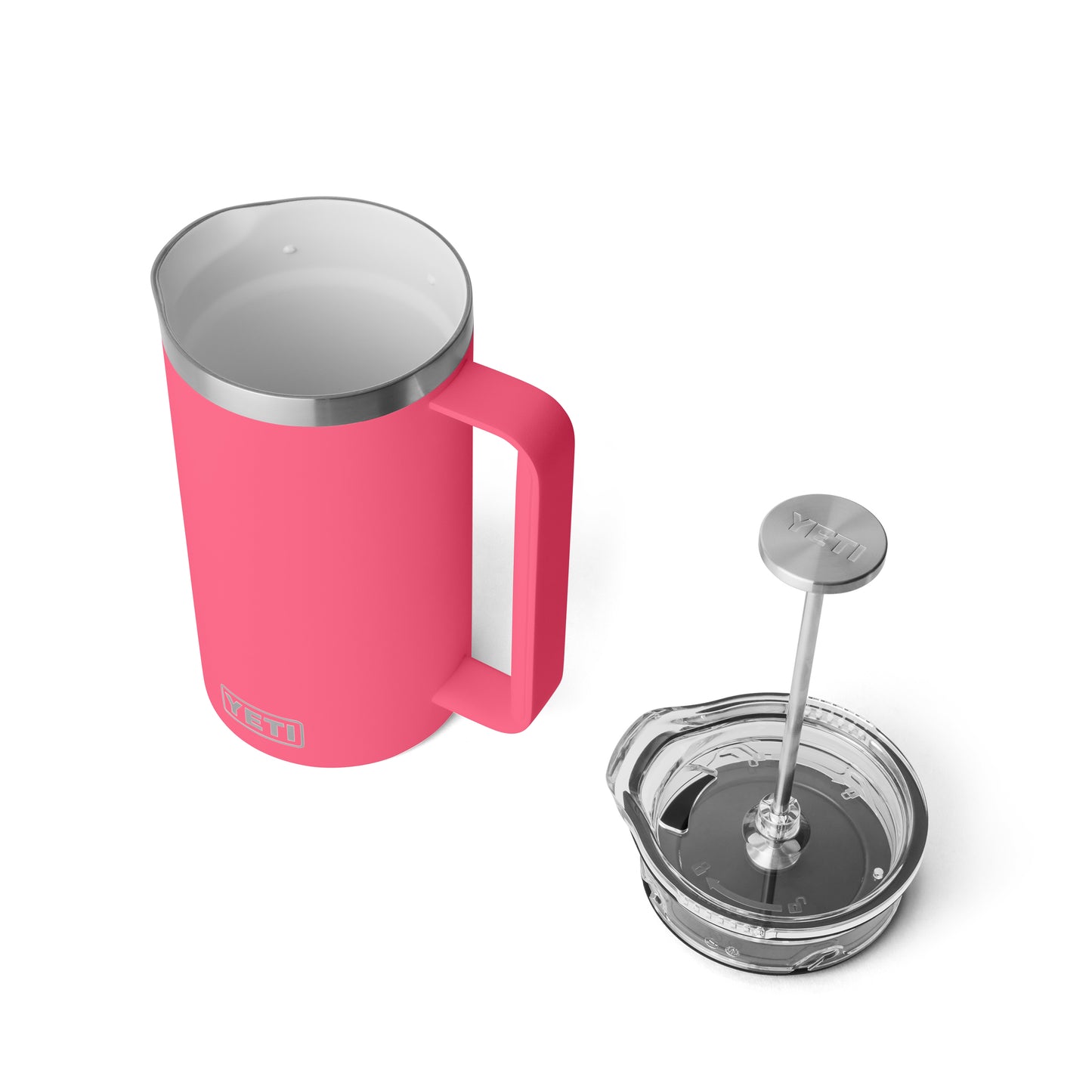 YETI FRENCH PRESS 34oz TROPICAL PINK -  - Watergate Bay Surf Company.