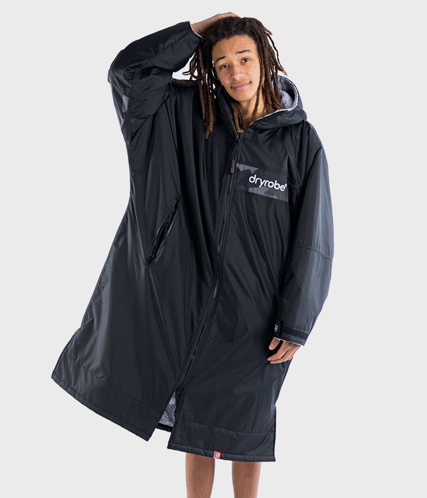 DRYROBE ADVANCED REMIX BLACK/GREY/CAMO 10Y-13Y