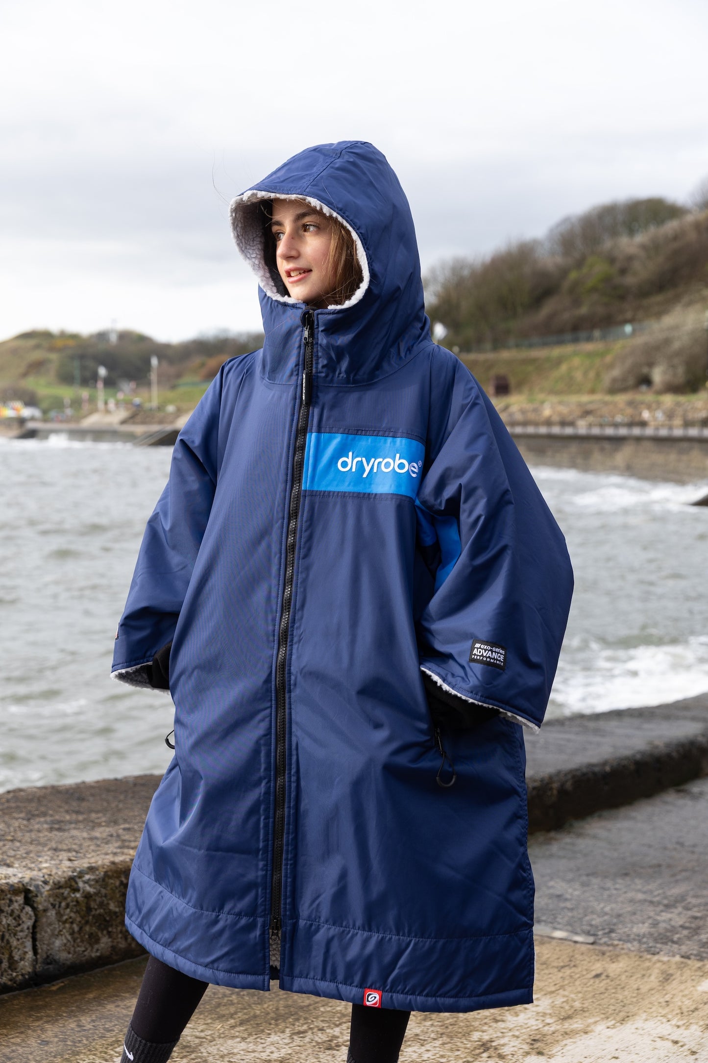 DRYROBE ADVANCED EASY-FIT REMIX NAVY/GREY/COBALT 5Y-9Y