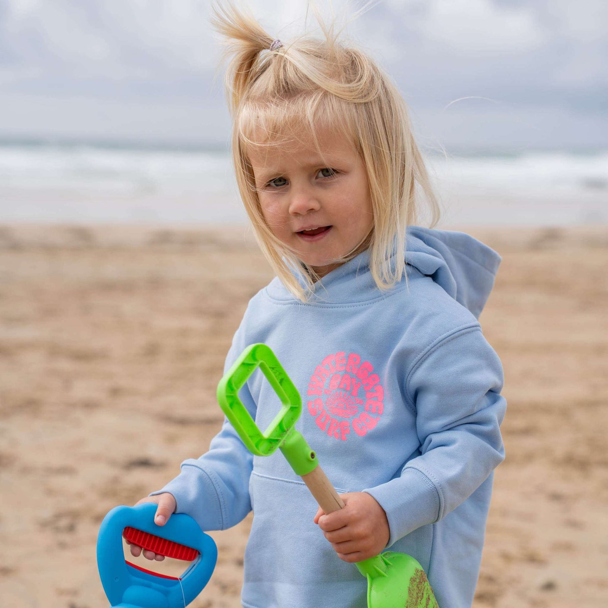 RETRO | KIDS HOODY - SOUL BLUE