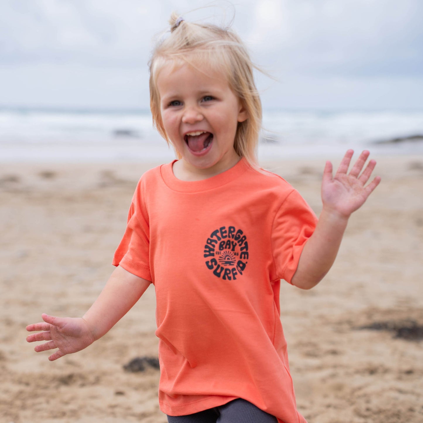 RETRO | KIDS T-SHIRT - FIESTA ORANGE