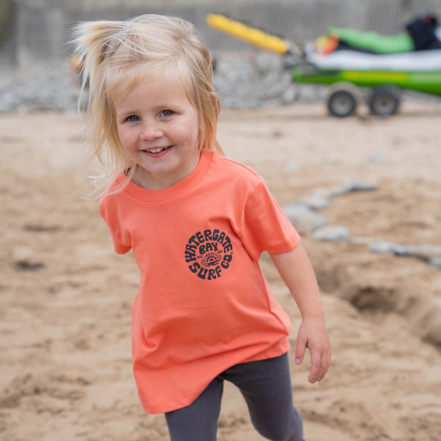 RETRO | KIDS T-SHIRT - FIESTA ORANGE