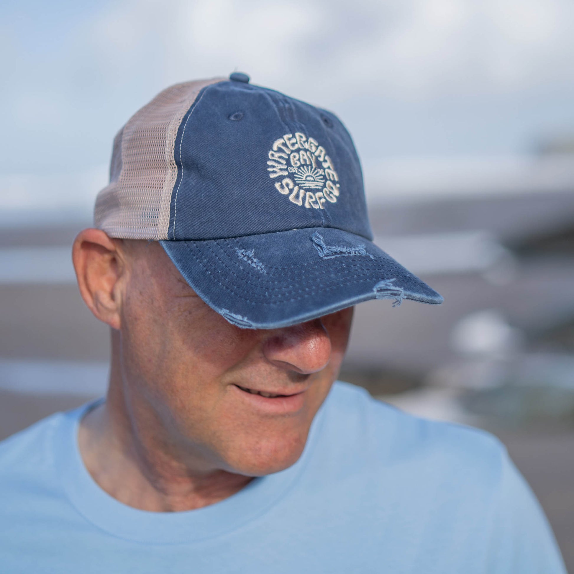 RETRO | TRUCKER CAP - NAVY -  - Watergate Bay Surf Company.