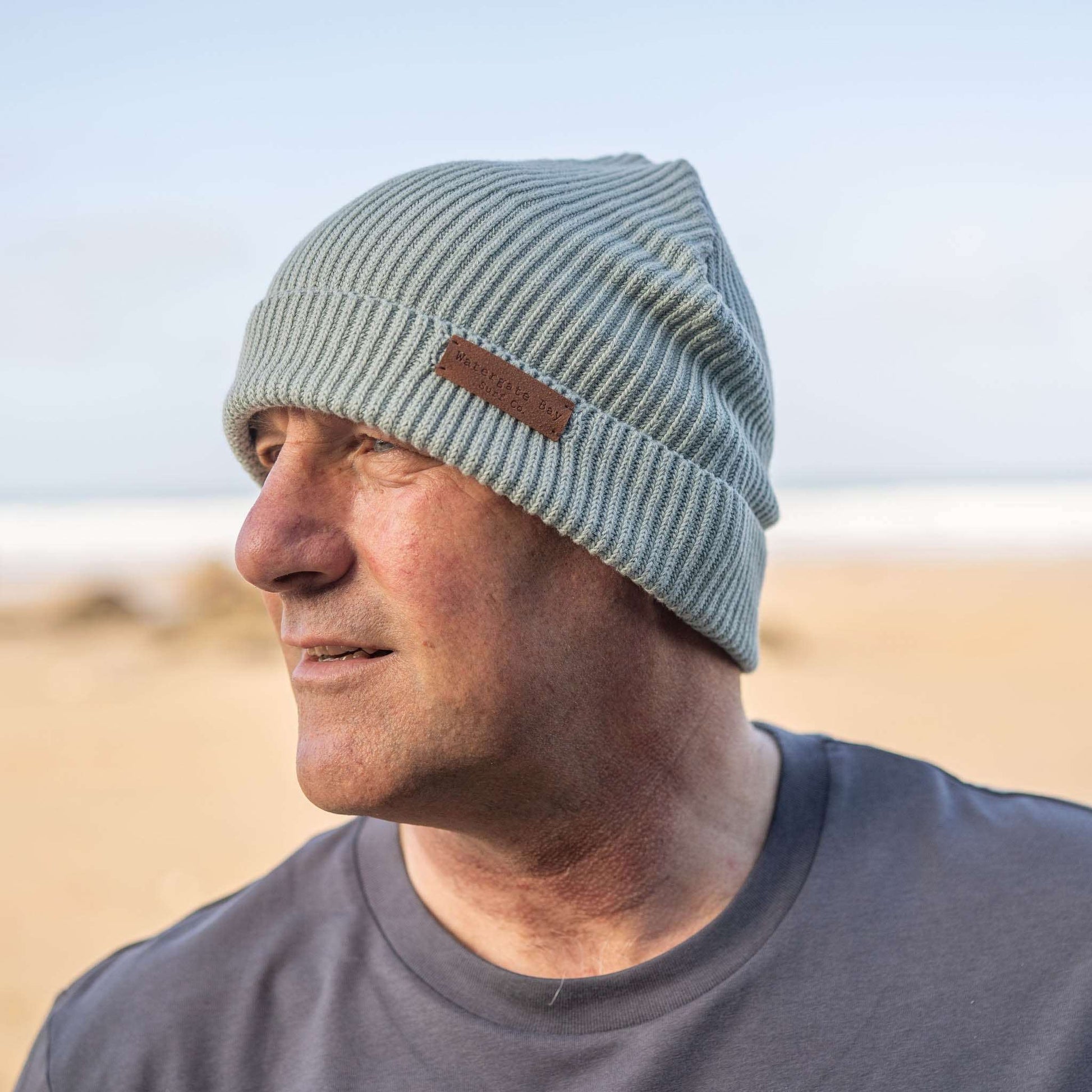 TEXT | FISHERMANS BEANIE - ALOE