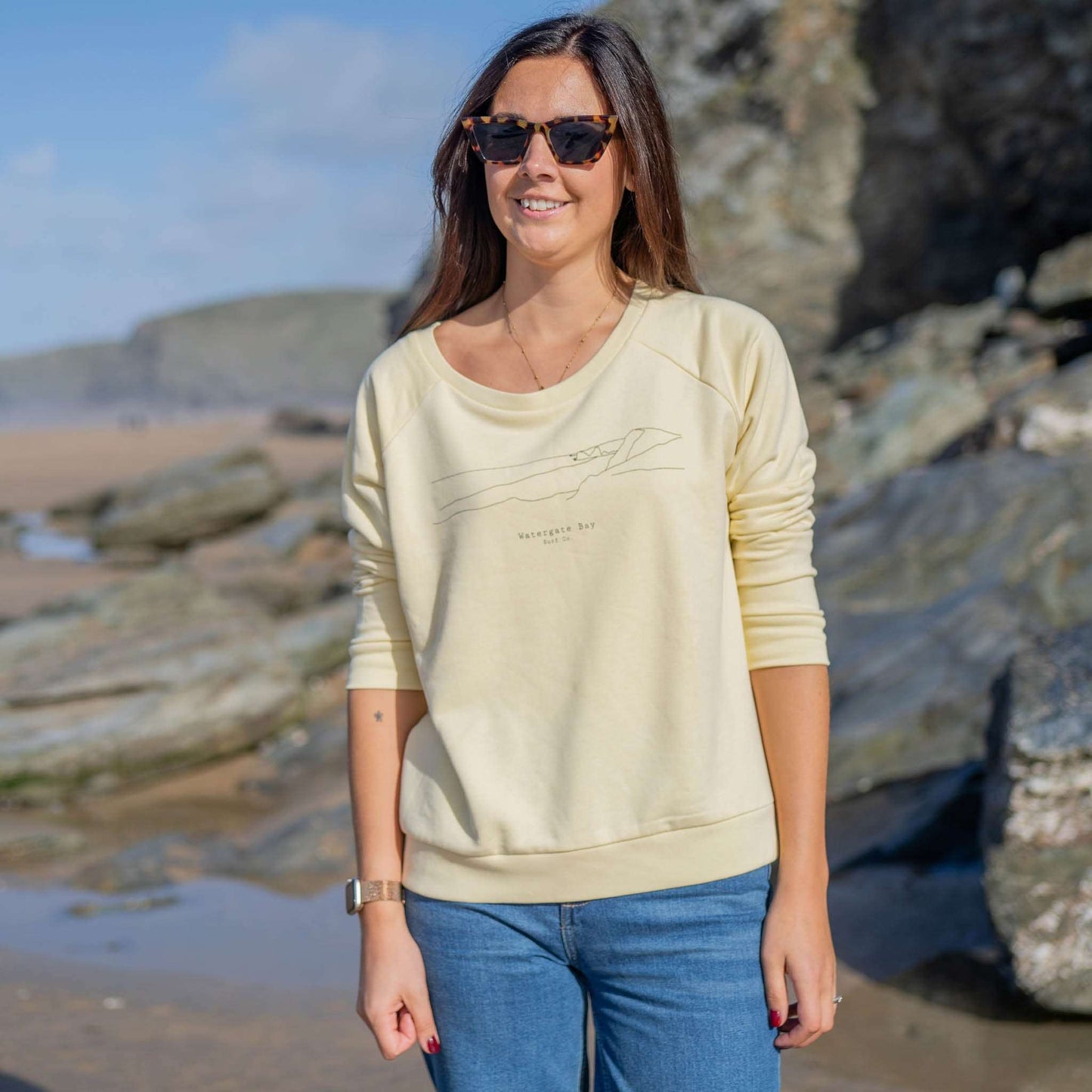 LINE | WOMENS RELAXED SWEATSHIRT - BUTTER