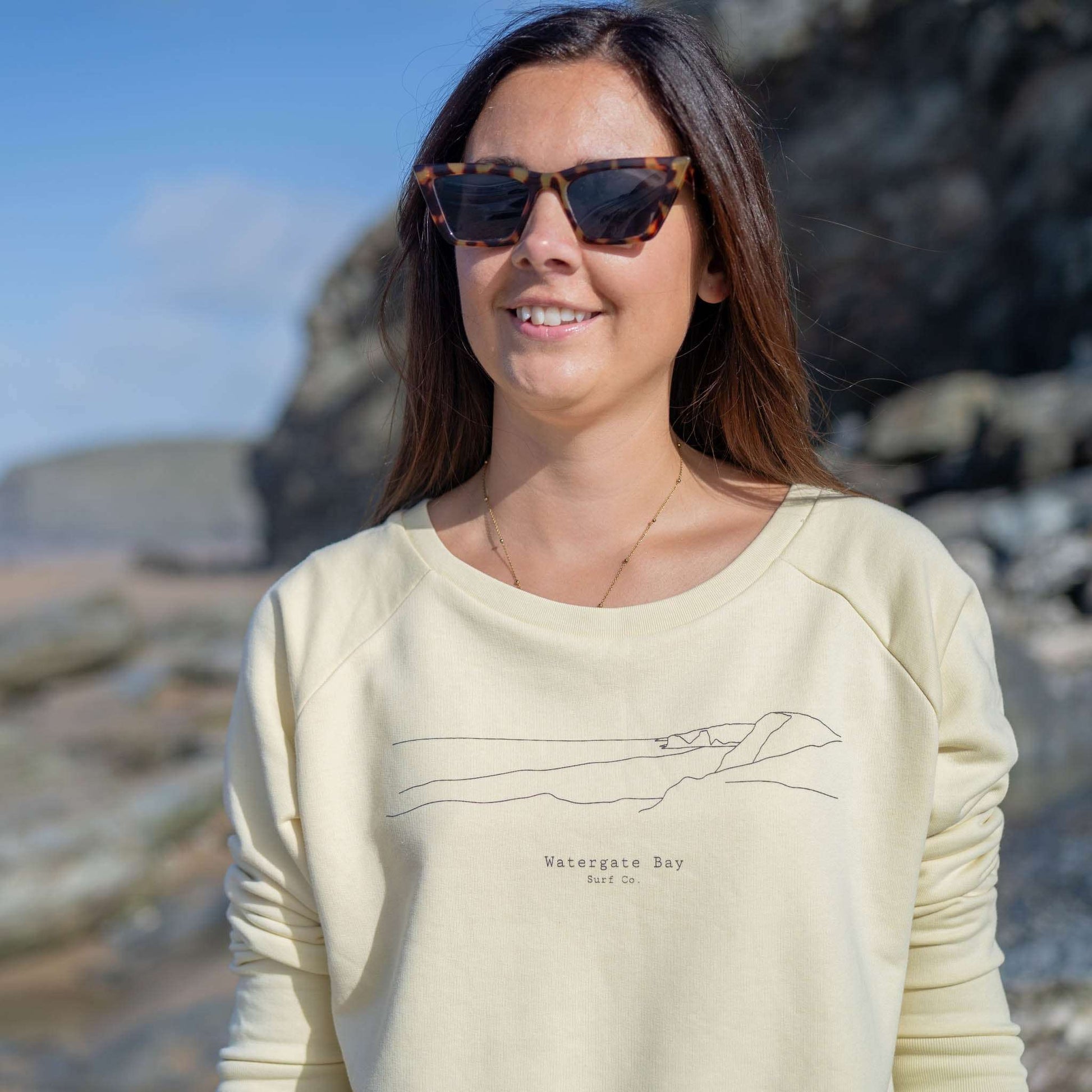 LINE | WOMENS RELAXED SWEATSHIRT - BUTTER