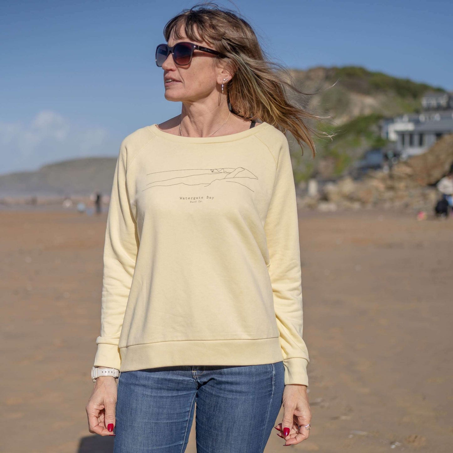 LINE | WOMENS RELAXED SWEATSHIRT - BUTTER