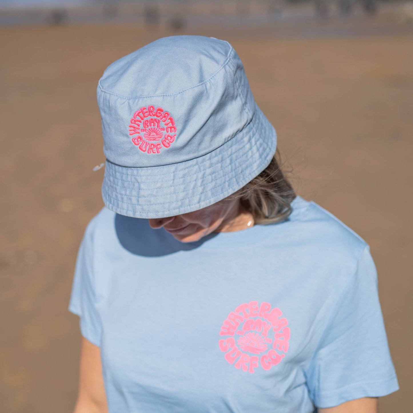 RETRO | BUCKET HAT - AQUAMARINE -  - Watergate Bay Surf Company.