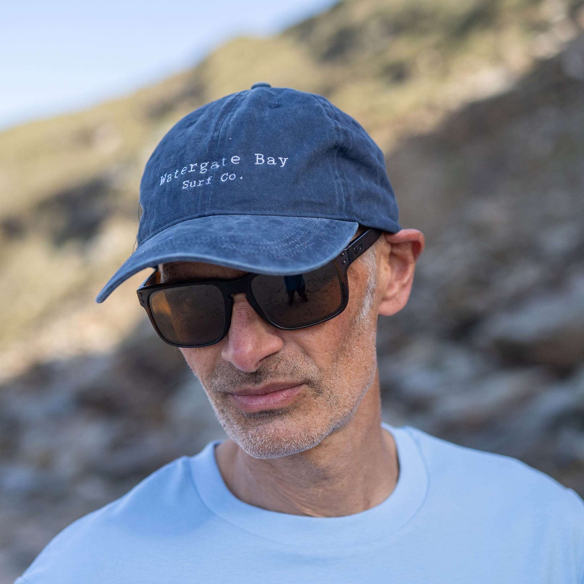 TEXT | ORGANIC COTTON CAP - NAVY