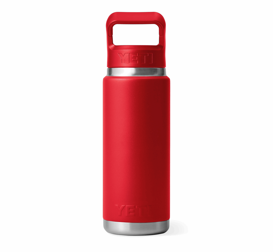 YETI RAMBLER STRAW BOTTLE 26oz RESCUE RED